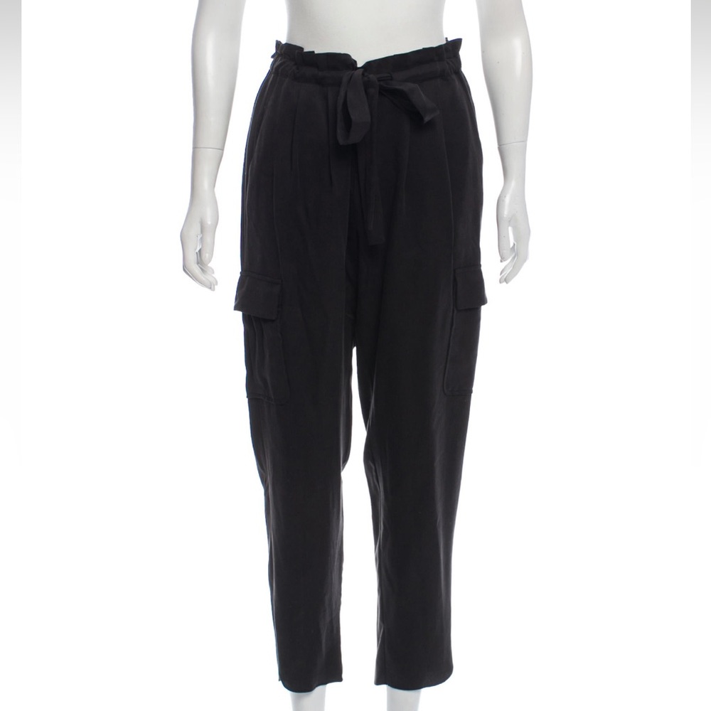 Dark grey Ramy Brook high-rise Allyn pants